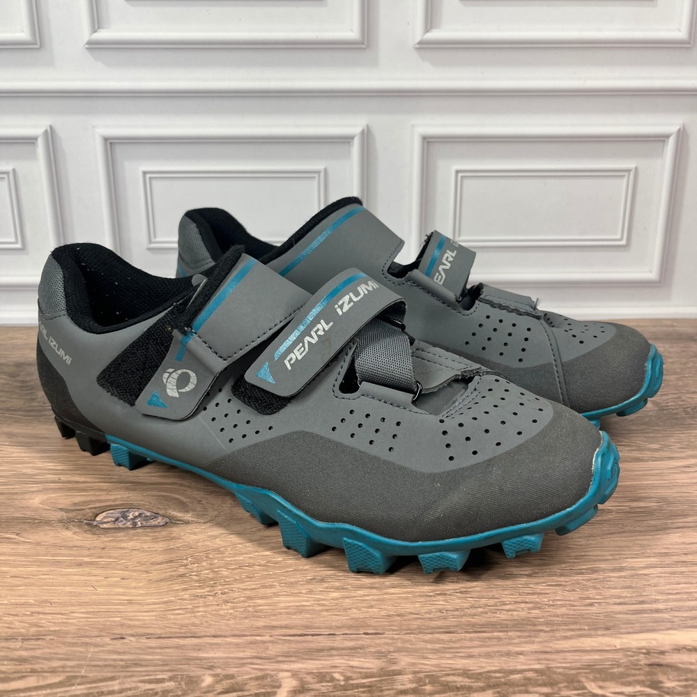 Pearl Izumi X-Alp Divide Cycling Shoes Women 43 Grey Blue MTB 15291901